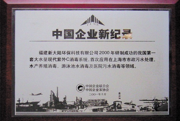 中国企业新记录