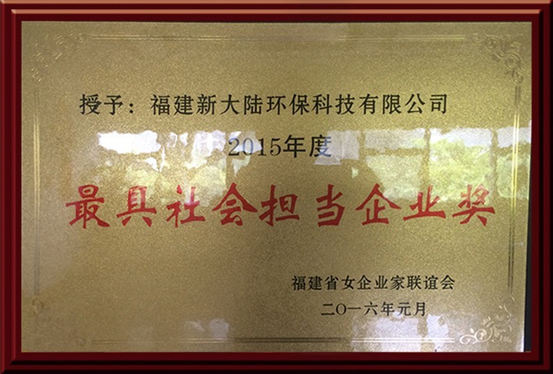 最具社会担当企业奖